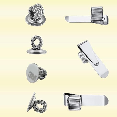 Metal Single Single Loop Penop Organizer for Clipboard Notebook في المنزل ، Office ، Pocket (12 PCS إصدار أفقي) in Kuwait