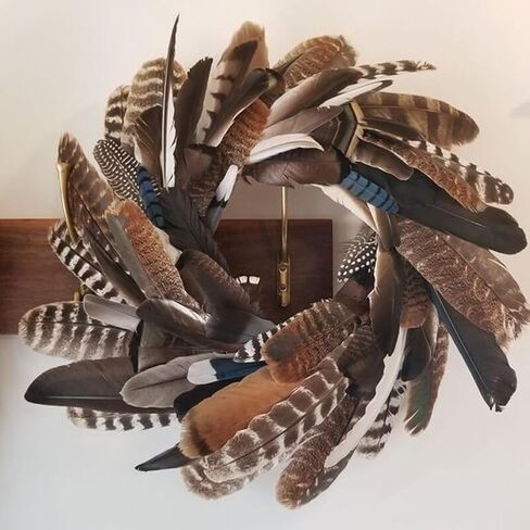 Daieeparty 12pcs Natural Color Wild Turkey Tails Feathers 10-12inch for DIY Crafts Home Wedding Party Halloween Costume Hat Decoration in Kuwait