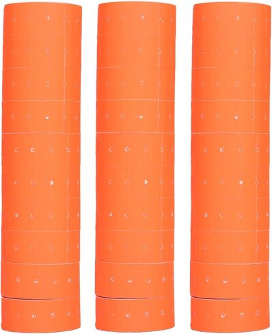 30 Rolls 15000 Price Gun Labels, Pricing Labels Single Row Price Gun Tag for Mx-5500 M5500 Fluorescent Green Price Marker Stickers in Saudi Arabia