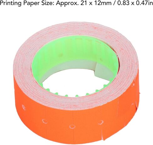 30 Rolls 15000 Price Gun Labels, Pricing Labels Single Row Price Gun Tag for Mx-5500 M5500 Fluorescent Green Price Marker Stickers in Saudi Arabia