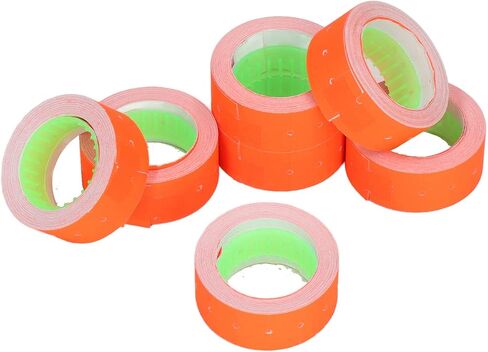 30 Rolls 15000 Price Gun Labels, Pricing Labels Single Row Price Gun Tag for Mx-5500 M5500 Fluorescent Green Price Marker Stickers in Saudi Arabia
