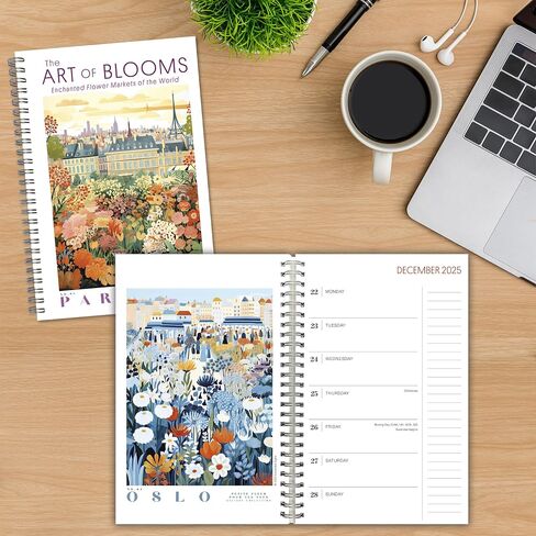 2026 Weekly & Monthly Planner, 16-Month Engagement Calendar: September 2025 - December 2026 - Illustrated National Parks in Kuwait