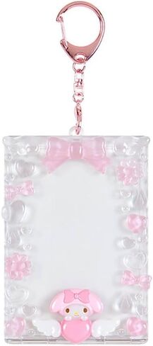 Sanrio 689262 Trading Card Holder (Enjoy Idol) My Melody Approx. Width 2.9 x Depth 0.3 x Height 4.1 inches (7.4 x 0.8 x 10.5 cm), Storage Size: 3.6 x 2.6 inches (9.2 x 6.6 cm) in Saudi Arabia