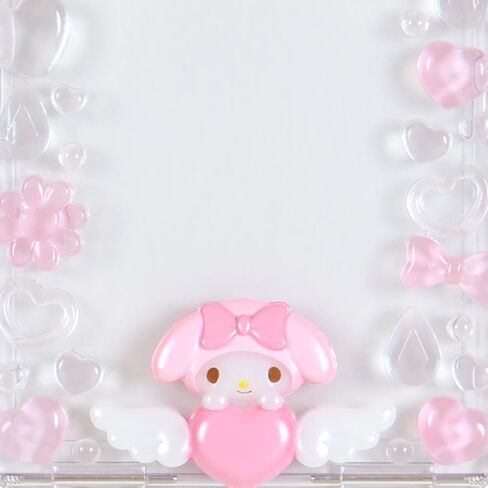 Sanrio 689262 Trading Card Holder (Enjoy Idol) My Melody Approx. Width 2.9 x Depth 0.3 x Height 4.1 inches (7.4 x 0.8 x 10.5 cm), Storage Size: 3.6 x 2.6 inches (9.2 x 6.6 cm) in Saudi Arabia