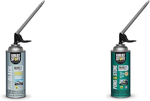 Great Stuff Smart Dispenser Multipurpose Black Foam (12 Oz.) and GREAT STUFF Smart Dispenser Pond & Stone Foam (12 oz) in Saudi Arabia