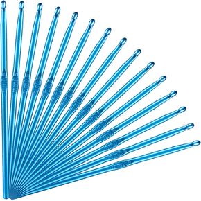15PCS 5mm Aluminum Crochet Hooks US Size H (Size 8) Crochet Needle Bulk Knitting Needles with Ergonomic Handles for Arthritic Hands Contribute to Beginners Adults