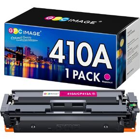 GPC Image Compatible Toner Cartridge Replacement for HP 410A CF413A Compatible with Laserjet Pro MFP M477fdw M477fdn M477fnw Pro M452dn M452nw M452dw Toner Printer Tray (1 Magenta)