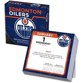 Turner Sports Edmonton Oilers 2025 Box Calendar (25998053113)