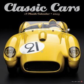 Willow Creek Press ، Cars Classic فقط 2025 تقويم الحائط