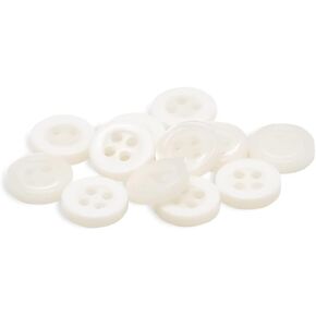 12 Pcs Clear Buttons - 4 Hole 16l Buttons for Sewing Size 0,35" 0,4" 0,45" Round Buttons for Crafts & DIY – Plastic 9,10,1,5mm Buttons - Sewing Accessories for Clothing Arts Crafts Blazer Suit Jacket