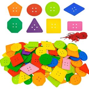 200 PCS الأزرار الكبيرة ، الأزرار الملونة الكبيرة للحرف اليدوية تأتي مع 20 قطعة من الحبل للكروشيه ، والملابس الموضة ، والهدايا المصنوعة يدوياً.