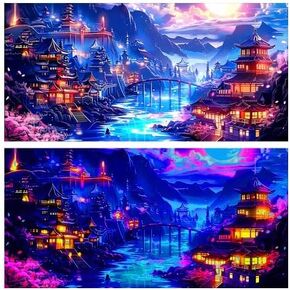 24 × 16 بوصة Blacklight الأنيمي الأنيمي الخلفية السمك الأسود للضوء ، الأشعة فوق البنفسجية مدينة أسماك ليلة أسماك الخلفية الخلفية الخلفية terrarium مع 10 eva شريط مزدوج على الوجه