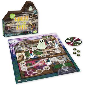 لعبة Kingdom Ghost في The Attic-لعبة التعاونية لليلاً من لعبة العائلة-لعبة Glow-in-the-the-dark-رائعة للأطفال الذين تتراوح أعمارهم بين 5 سنوات.