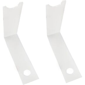 2pcs l على شكل حفرة واحدة من الاكريليك القلم شاشة الحامل موقف شفاف نافورة الحاجب قلم الحواجب قلم رصاص الماكياج الرف يمكن تخزين علامات أقلام الرصاص برامج تجفيف رف التجفيف