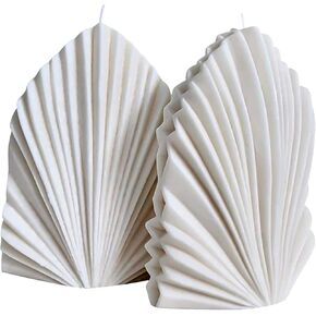 Coral Shell Silicone Candle Mold for Candle Making Large Scallop Silicone Soap Mold Fondant Chocolate Cake Mould Epoxy Resin Casting Mold Home Decor