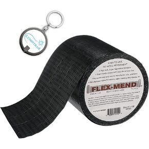 Lumintrail Flex Mend Mobile Home RV Underbelly Pan Bottom Board Repair Tape | 6" x 108' | Permanent Adhesive Patch Repair for Mobile Homes, RV, Vapor Barrier | with a Keychain Light