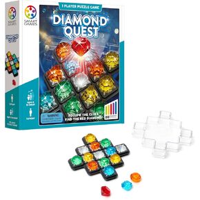 لعبة خصم SmartGames Diamond Quest مع 80 تحديًا للأعمار 10 - البالغين