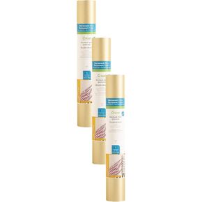 Cricut Shimmer Permanent Vinyl - Gold, 3-Pack of 4ft Rolls (12"x48") - Compatible with Cricut Maker & Explore Machines in Kuwait