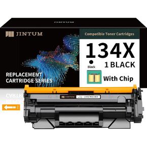 134x حبر خرطوشة استبدال خرطوشة الحبر HP 134A 134x من HP 134x W1340A تعمل مع طابعات HP M234SDW M209DW (حزمة واحدة ، مع رقاقة)