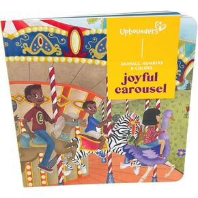 أرقام حيوانات carousel - كتاب لوح