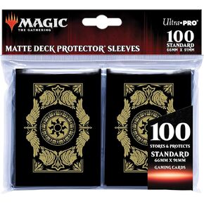 Ultra Pro - Magic: The Gathering Mana 7 100ct Card Sleeves Plains - حماية البطاقات الخاصة بك بتكنولوجيا Chromafusion ، وأكمام البطاقات ، حماية من البلى أثناء اللعب وتخزين البطاقات