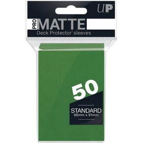 Ultra Pro AW2114 Pro-Matte (100 Count) أحكام حامي سطح السفينة ، الأخضر ، 2x50ct ، 100 حزمة