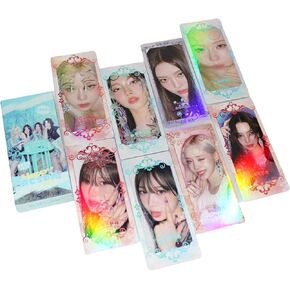 PYAJUU aespa photocards Kpop Aespa Laser Collection Card 40Pcs Bookmark Gift for Fans Daughter Karina Photo Cards, Winter Photocards, NingNing Photo Cards, Giselle LOMO