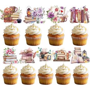 Wildflower Birthday Party Decorations - 36PCS Flower Cupcake Toppers Decoration Baby in Bloom Baby Shower Cupcake Picks Decor Floral Themed Party Supplies for Gilrs Women