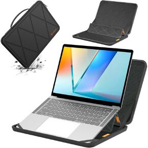 Smatree MS63 حالة الأكمام الصلبة مع حامل متوافق مع 14 بوصة Asus vivobook 14x/flip-14 ، لـ Vivobook S 14/Expertbook B5 Flip ، لـ Zenbook Duo 14/Chromebook Flip Cx3 ، لـ ASUS L410/ROG Zephyrus G14