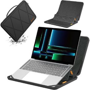 Smatree MS89 Hard Eva Protection Sleeve Case مع حامل متوافق مع 16.2 بوصة MacBook Pro M4 2024/A2991/A2780/A2485 ، 16.2 بوصة Apple Macbook Pro M3/M2/M1 Pro أو Max