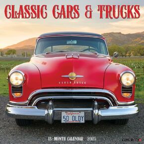 Willow Creek Press ، Classic Cars and Trucks 2025 Calendar