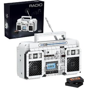 Uvini Adult Building Set, Classic Retro Series, Construction Brick Set Best Gift for Adult, Teens, Collectible Model to Build, Radio 645pcs