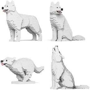 Jekca Husky 4-in-1 Pack 01S-M01 | لبنات البناء البلاستيكية | سن 14+
