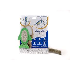 De 'Vora Cat Scratcher Toy - Scratch ، Play & File - Catnip Toys for Scratching Post - Cat