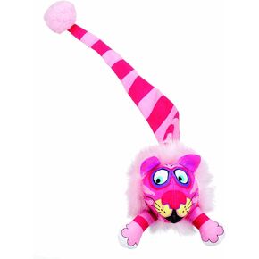 Bamboo Pet Cam650074 Fat Cat Kitty Hoots Tail Chaser Catnip Toy ، متعدد الألوان