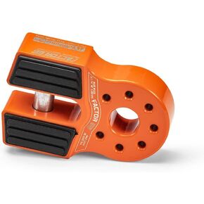 Factor 55 Flatlink Shackle Mount Winch, Designed for use Steel or Synthetic Ropes up to 6,000 lbs - Orange