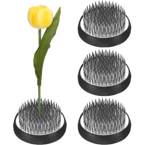 M meterxity 8 حزمة زهرة الضفدع 2 "دبابيس زهرة الفولاذ الدائري زهرة الحامل زهرة منظم W rubber قاعدة الأزهار لترتيبات المزهرية/الديكور النبات/ديكور المنزل [1.1 سم دبابيس]
