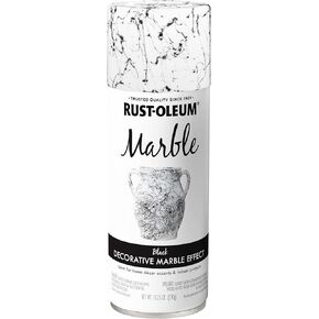 Rust-Oleum 372484 Specialty Marble Spray Paint, 10.25 oz, Black