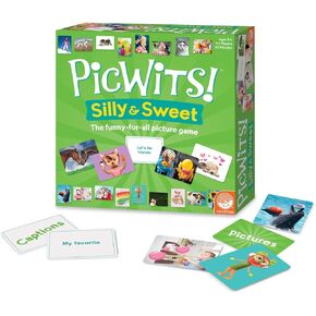 Mindware picwits ، لعبة بطاقة تسميات تسميات تسميات تسميات تسميات تسميات سريعة مضحكة ، ولعب سريع لمدة 30 دقيقة ، والأعمار 5 وما فوق - سخيفة ولطيفة