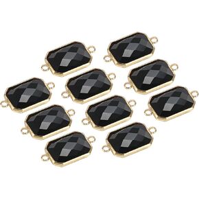 رابط موصل Patikil Birthstone ، سحر صافي الماس ، نتائج المجوهرات الزجاجية رابط حبة كريستال لإسقاط سوار قلادة القلادة المتدلية.