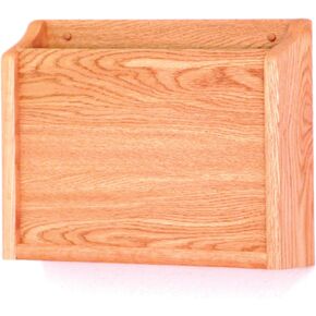 Wooden Mallet Privacy Chart Holder, HIPAA Compliant, Letter Size, Medium Oak in Kuwait