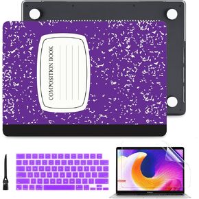 CASE BATIANDA لـ MACBOOK NEW 16 بوصة 2024 M4 2023 2021 M3 M3 M2 Pro/M1 Max Chip ، غطاء قشرة الحالة الصلبة المصممة مع حامي شاشة لوحة المفاتيح ، دفتر ملاحظات