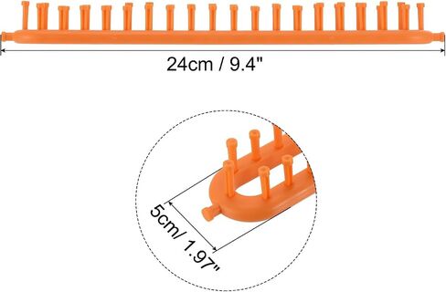 Patikil 126 Hooks 57cm حياكة طقم لاعب الأفق ، أداة نسج كثيفة للأسنان مع إكسسوارات لشرطة شال سترة وشاح ترميح غرز النسيج ، الأزرق in Saudi Arabia