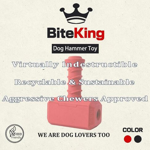 Natural Rubber Dog Enrichment Toys for Large Dogs, Slow Feeder to Keep Them Busy - Lifetime Replacement - Durable Treat Dispensing Dog Puzzle Toys for Large Breed in Kuwait