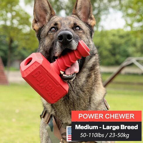 Natural Rubber Dog Enrichment Toys for Large Dogs, Slow Feeder to Keep Them Busy - Lifetime Replacement - Durable Treat Dispensing Dog Puzzle Toys for Large Breed in Kuwait