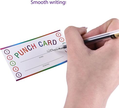 350 pcs Punch Cards for Kids with Polka Dots for Classroom Student Rewards, Behavior Recognition, and Business Customer Loyalty Incentives (350) in Saudi Arabia