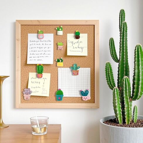 30 PCS Cactus Push Pins Cute Plant Cactus Thumbtack for Decoration Cork Process Process Photo Photo Photo Office (Plant Push PIN) in Kuwait