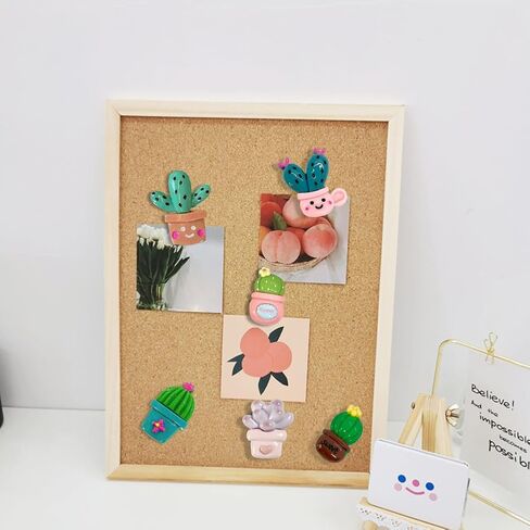 30 PCS Cactus Push Pins Cute Plant Cactus Thumbtack for Decoration Cork Process Process Photo Photo Photo Office (Plant Push PIN) in Kuwait