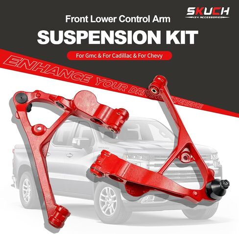 Front Upper Suspension Control Arm and PU Bushings for 1999-2006 Chevy Silverado GMC Sierra 1500, 2000-2006 Suburban 1500 Tahoe Yukon/Yukon XL 1500, 2002-2006 Avalanche 1500 Cadillac Escalade/Ext in Kuwait