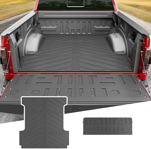 حصيرة سرير Xipoo متوافقة مع 2015-2024 Ford F-150 شاحنة سرير حصيرة 5.5 قدم بطانة سرير TPE استبدال بطانة البضائع لملحقات 2015-2024 Ford F-150 in Kuwait